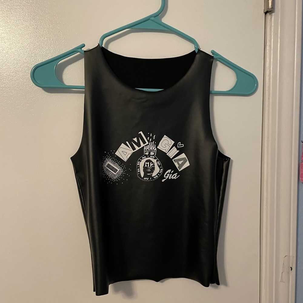 COPY - I.am.gia faux leather tank